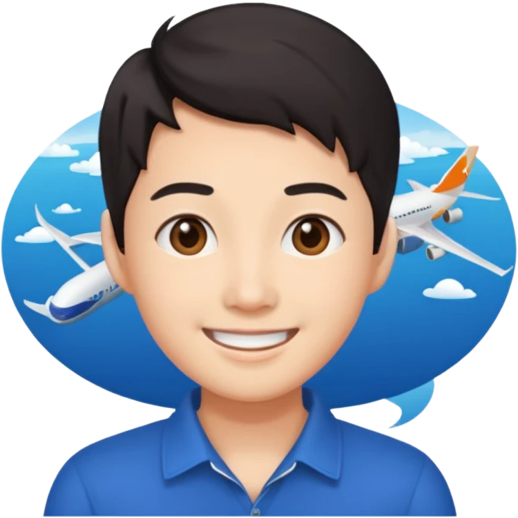Asian travel youtuber emoji