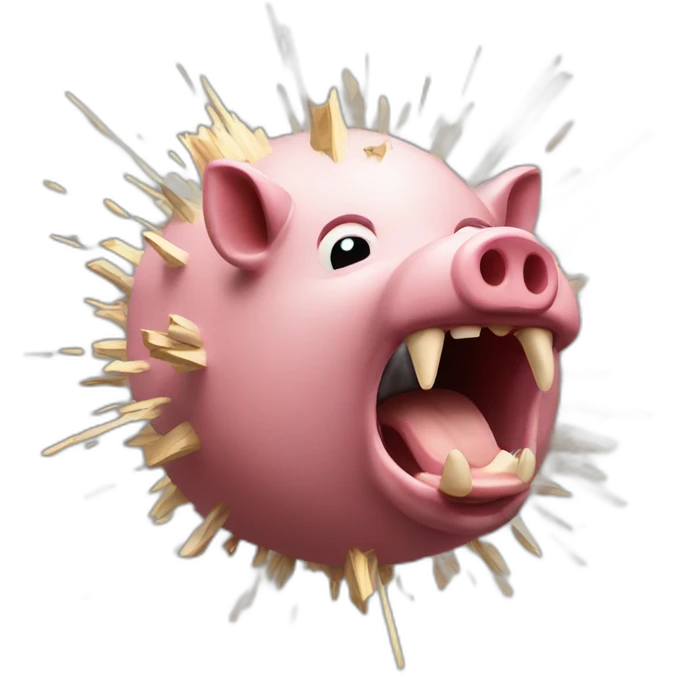 hog head boom explosion emoji