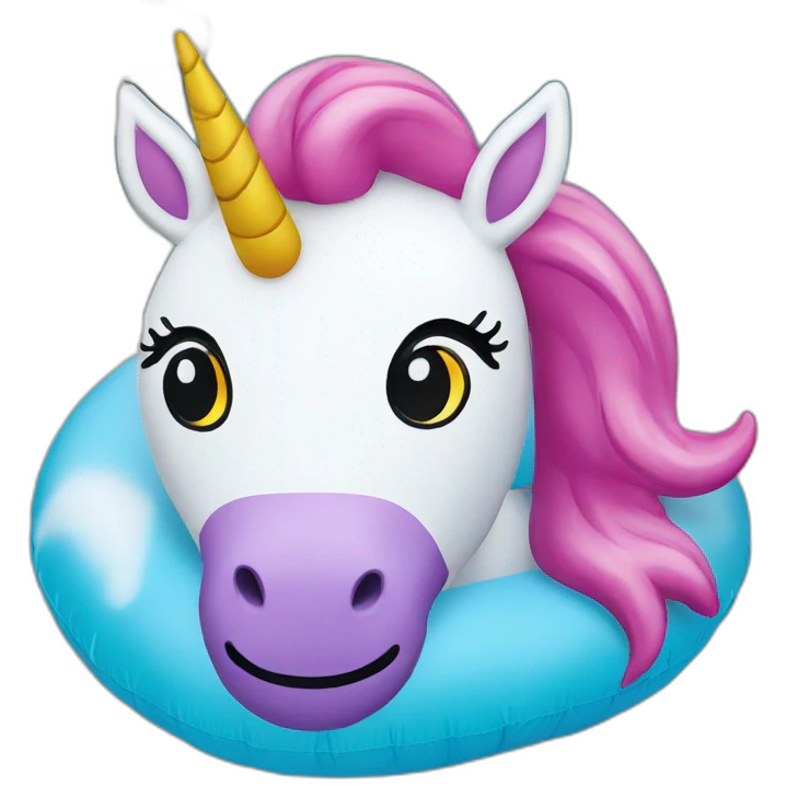 unicorn pool float emoji