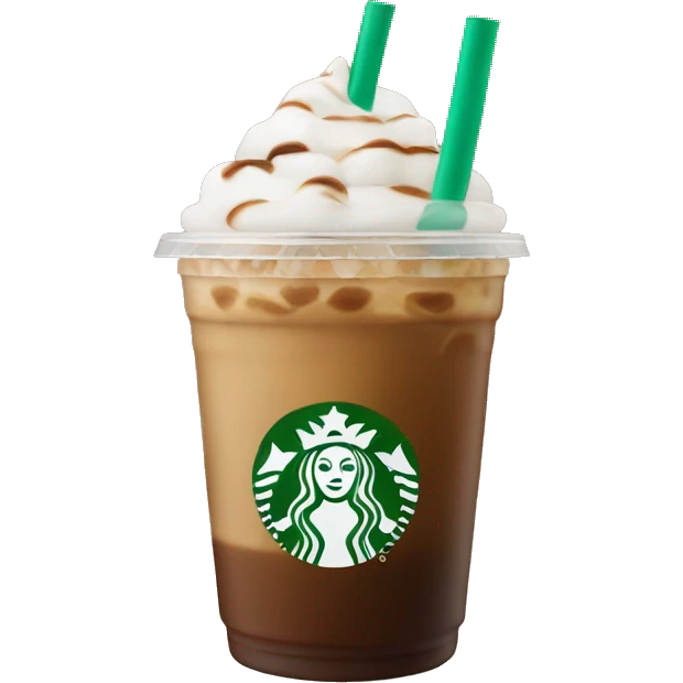 Starbucks iced coffee emoji