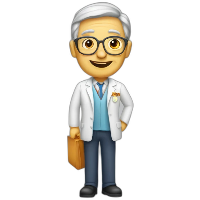 Chemistry teacher 50 year Spanish emoji