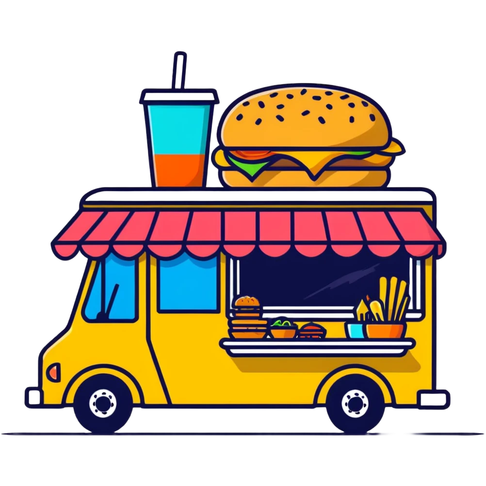 simple food truck emoji