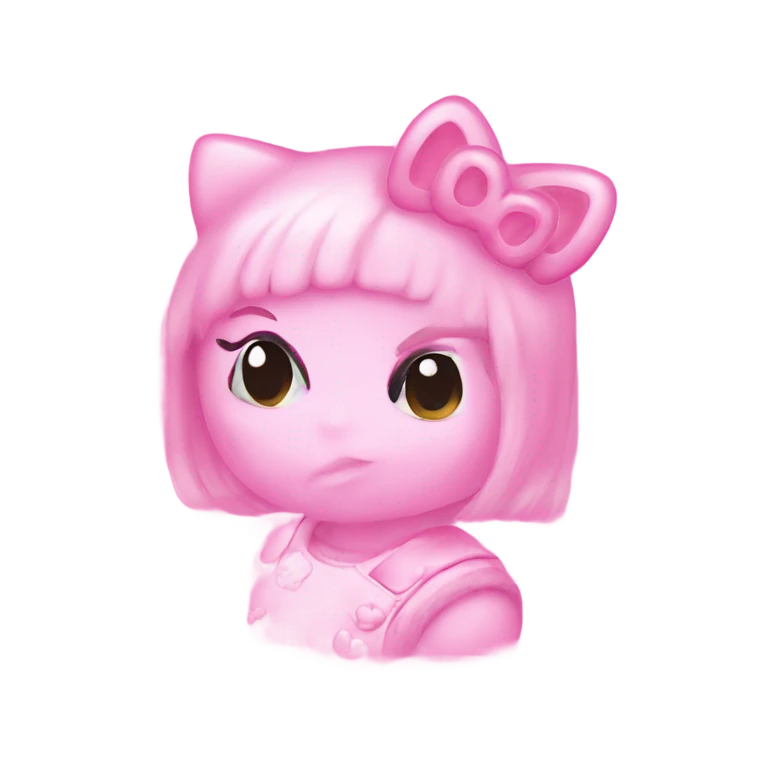 Hello kitty pink aesthetic  emoji