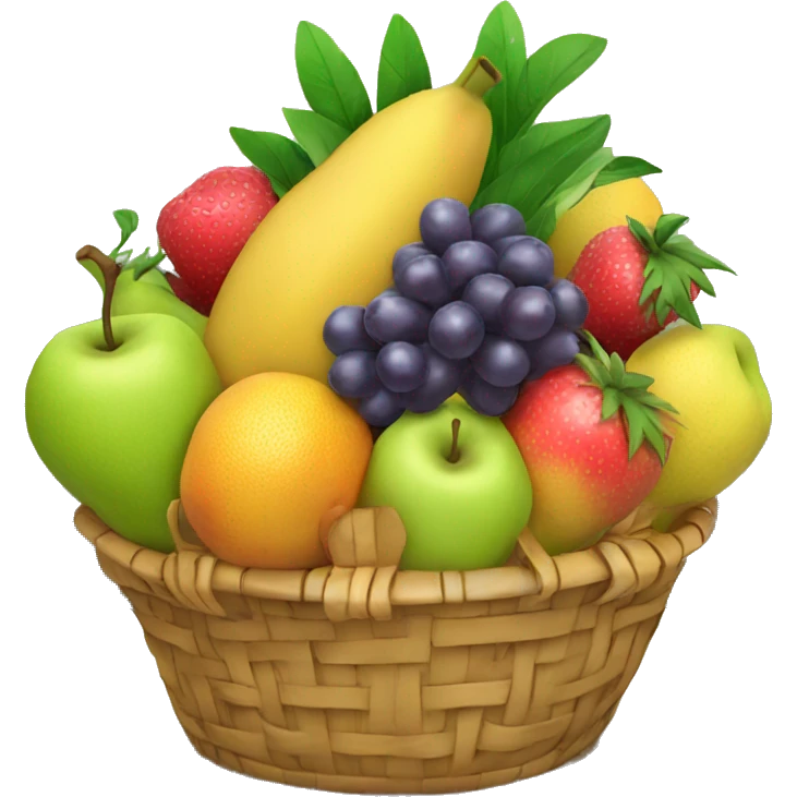 Fruit basket emoji