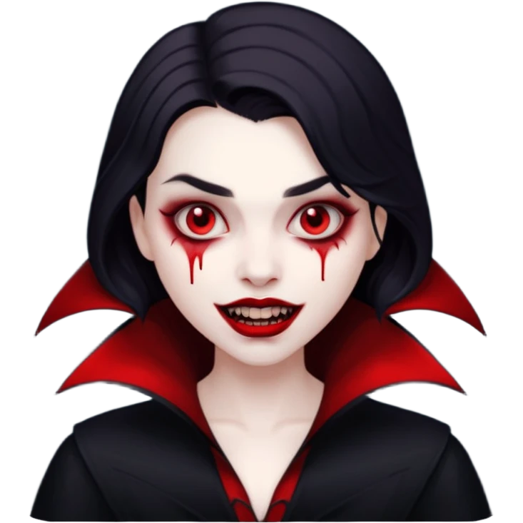 a picture of me as a vampire emoji