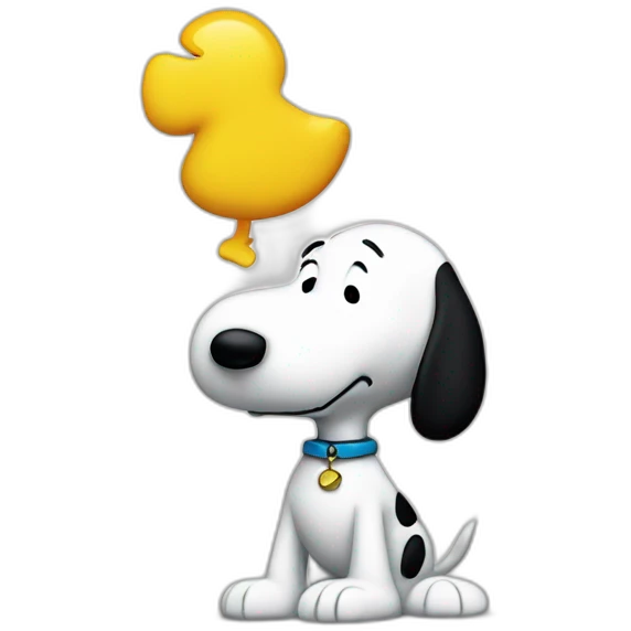 snoopy and woodstock emoji