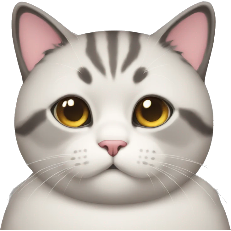 Chubby kitty emoji