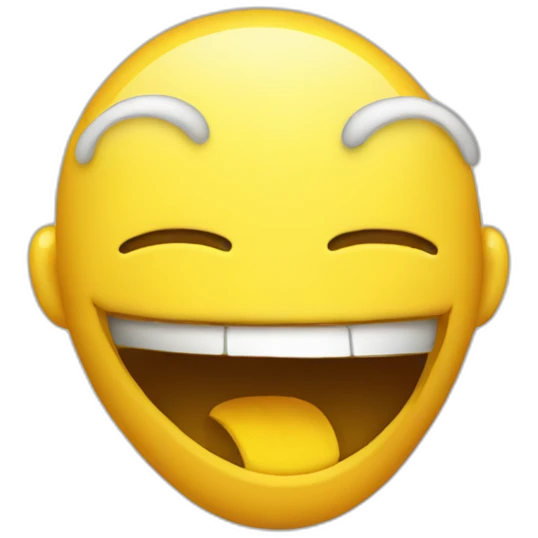 Yellow emoji Almost dying of laughter emoji