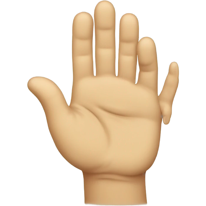 Waving hand motion  emoji