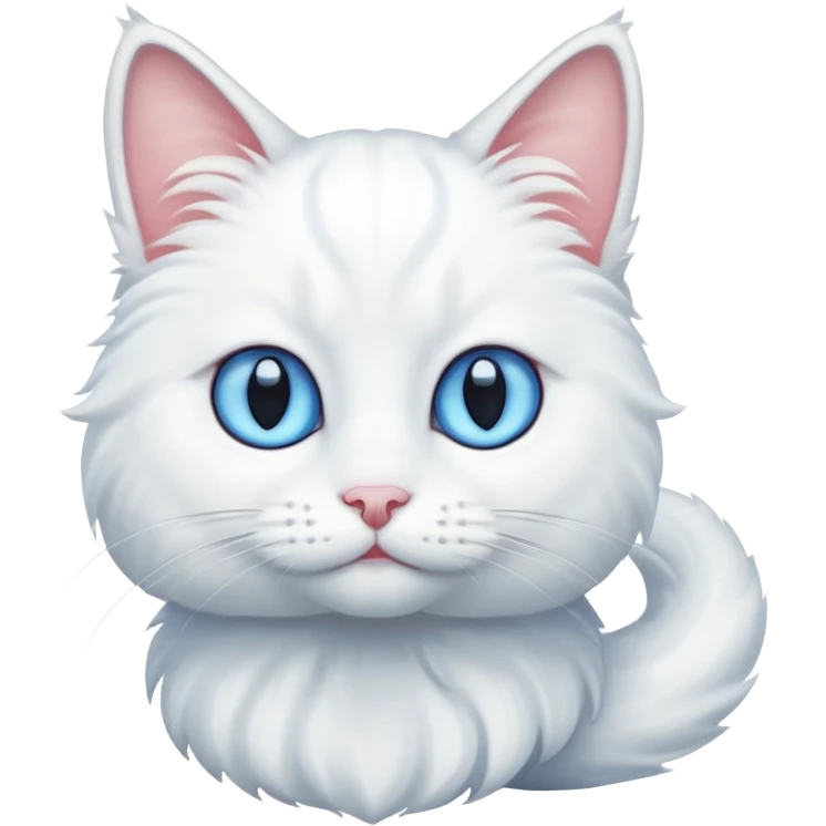 white cat emoji
