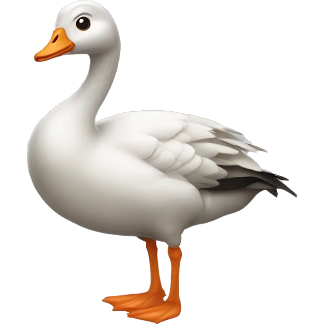 Silly goose emoji
