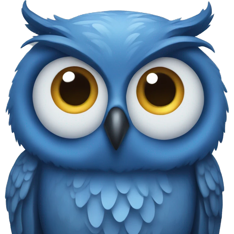 blue owl emoji