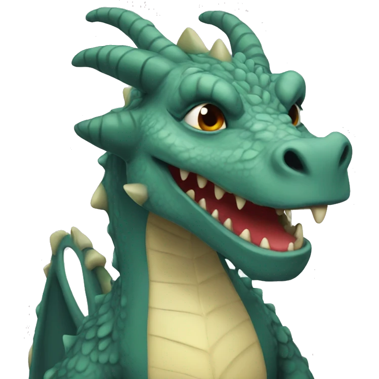 Dragon card shark emoji