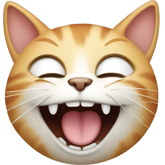cat laughing  emoji