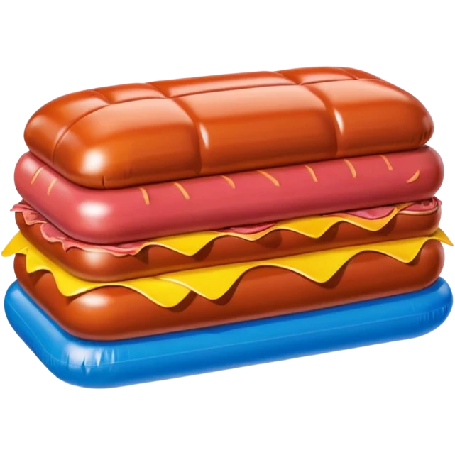  paris SPAM meat jeff koons style inflatable sculpture art painting  emoji