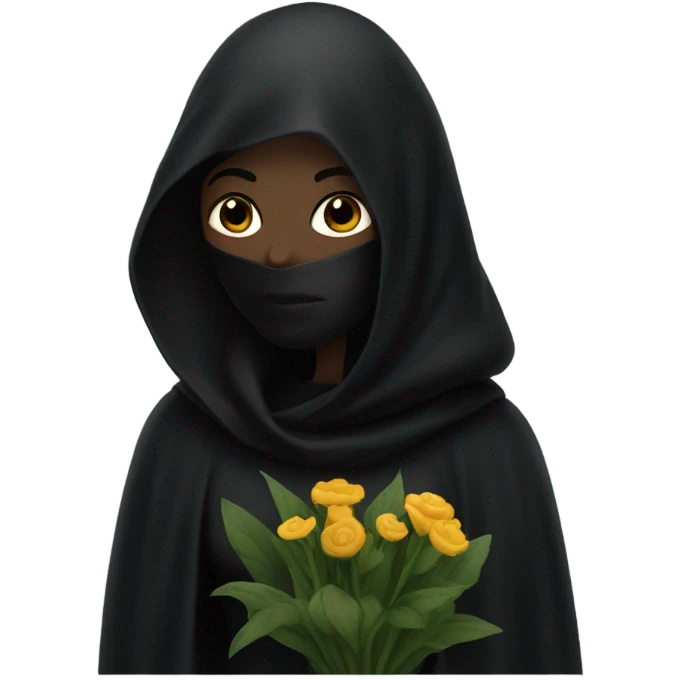 In mourning emoji