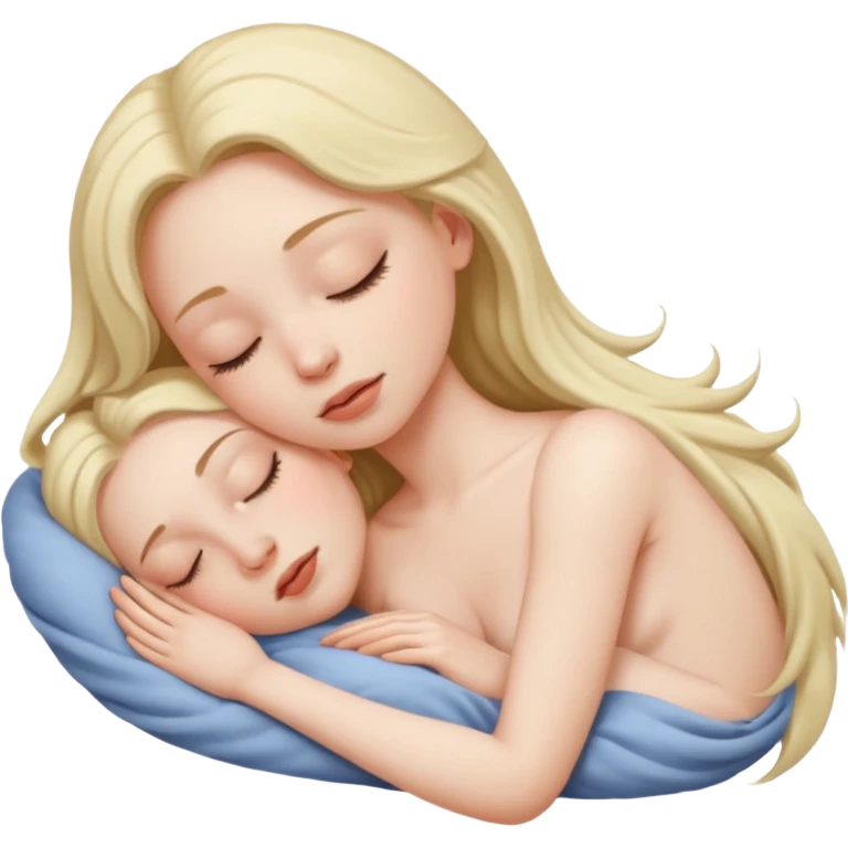 Girl sleeping naked emoji