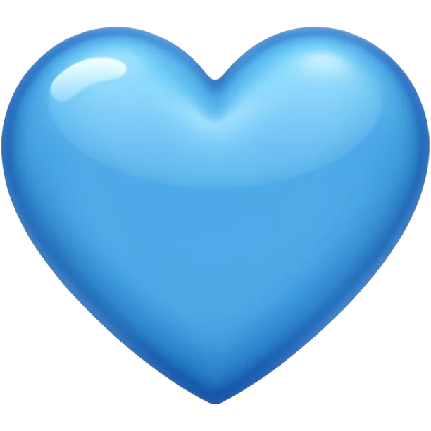 Blue heart emoji