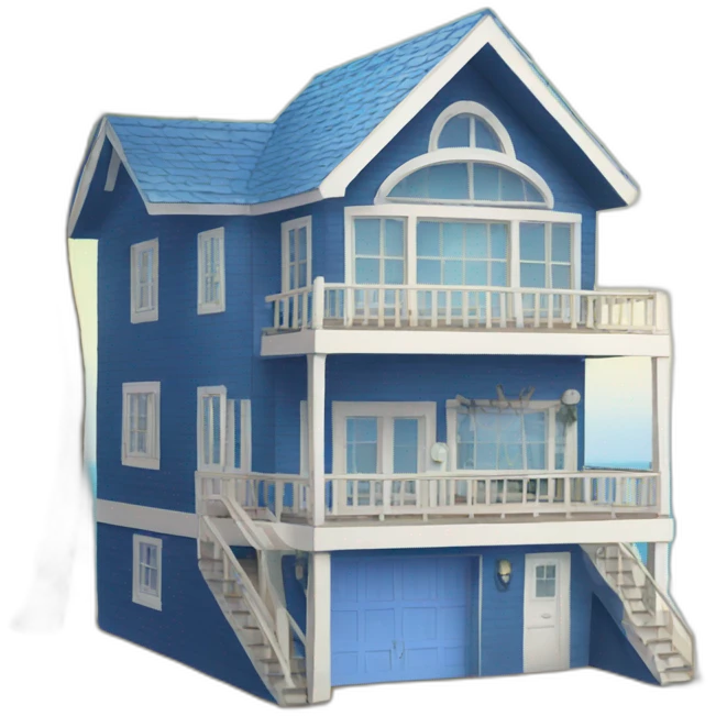 beach house emoji