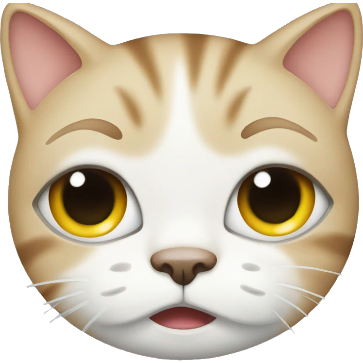 cat crying wit a lot tears emoji