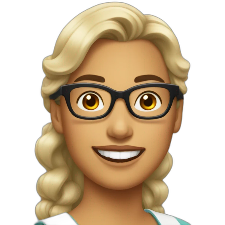 Betty la fea alegre emoji