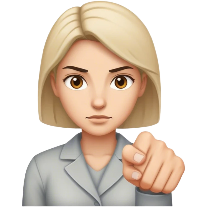 Una donna che mostri coraggio fatica e impegno  emoji