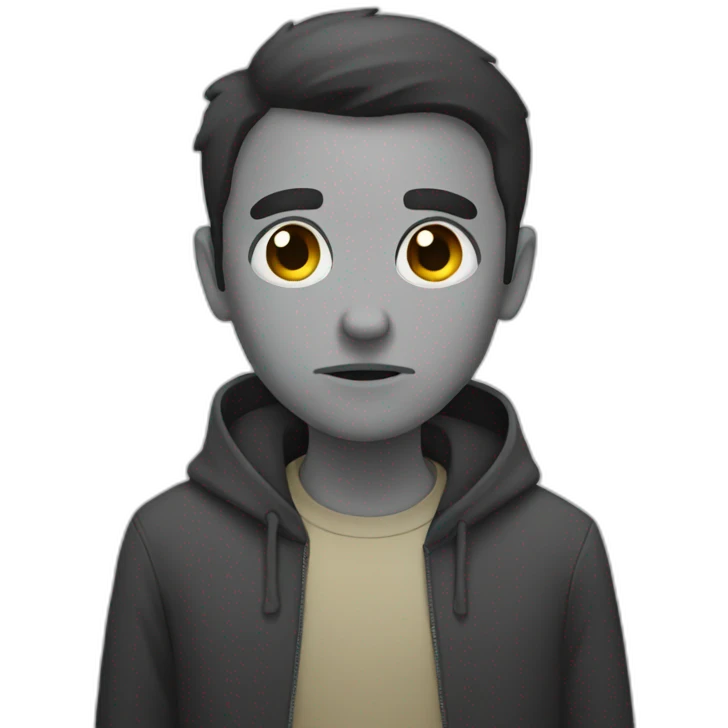 Gloomy emoji