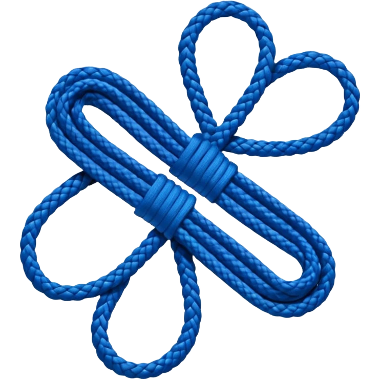 make an emoji of blue shoe laces only emoji