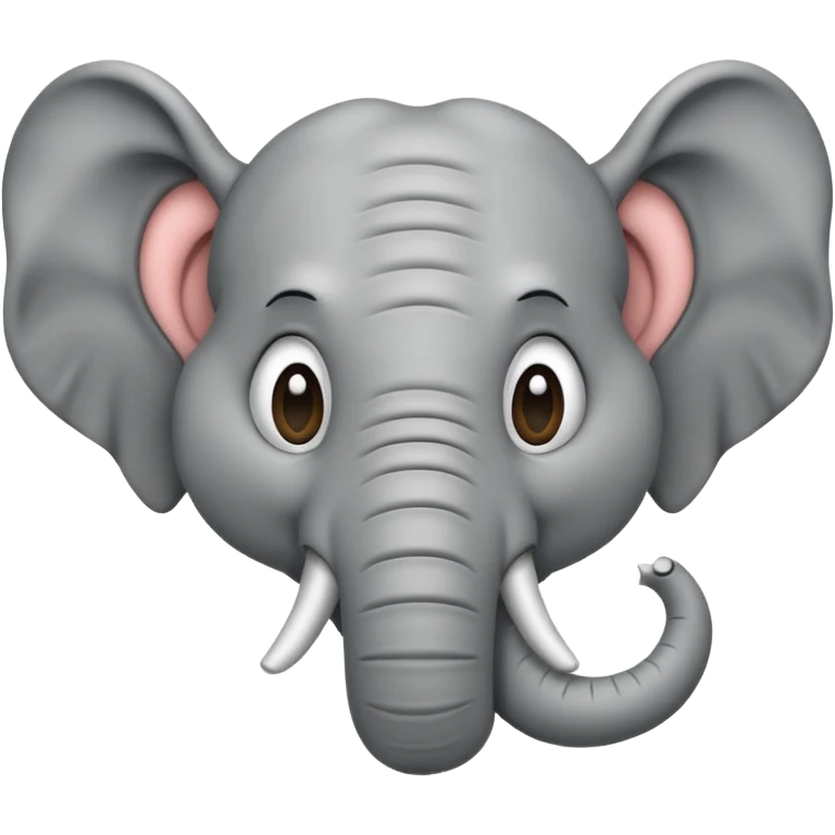 Forgetful elephant emoji
