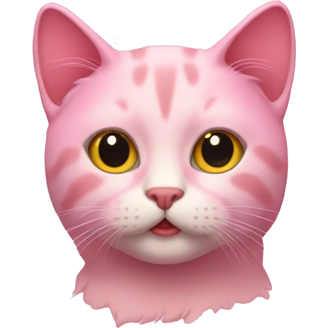 Cat pink emoji