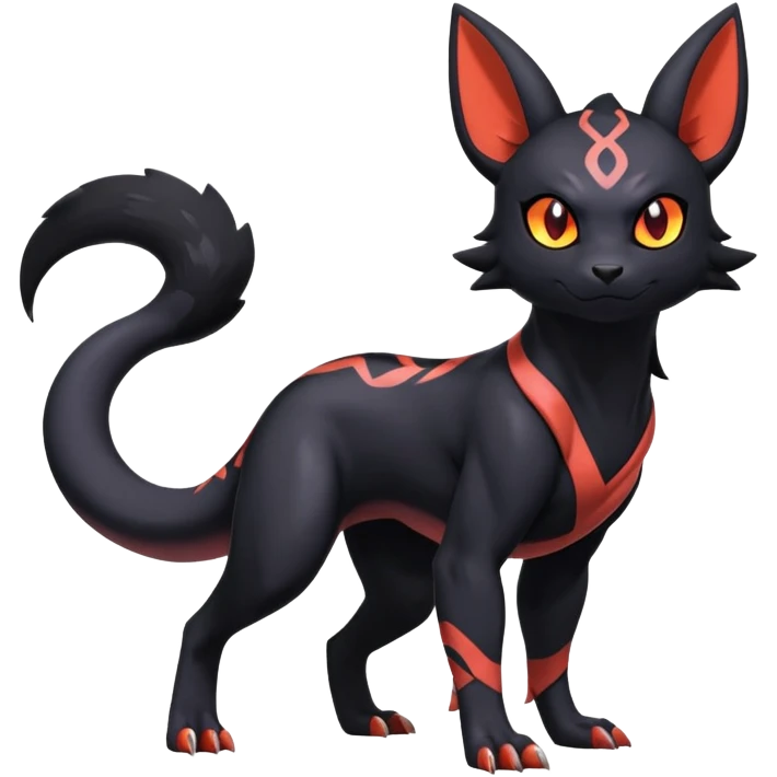 Salandit-Umbreon-Noibat-Litten-Hybrid (Full body) emoji