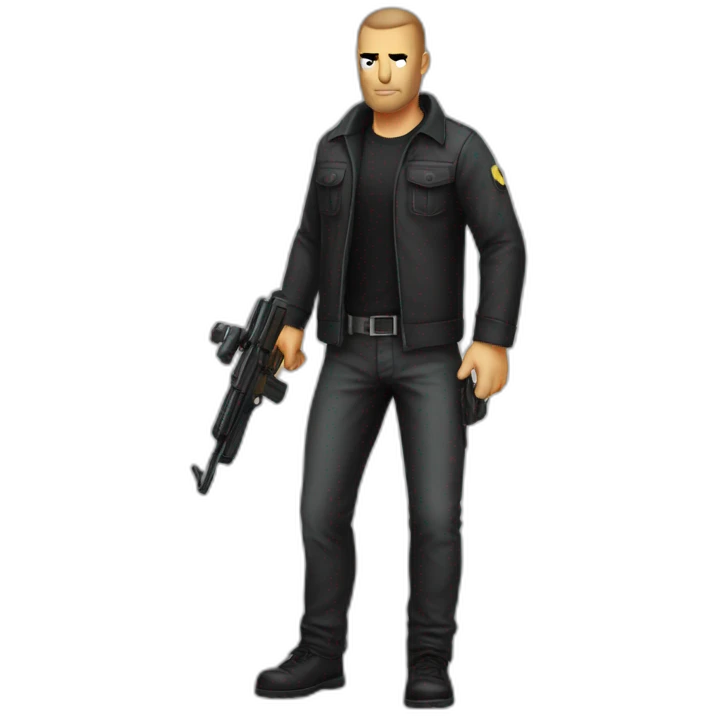 Hitman-tommy Hilfinger shirt emoji