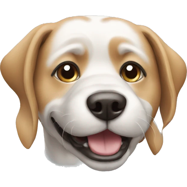 Dog with Mobile emoji