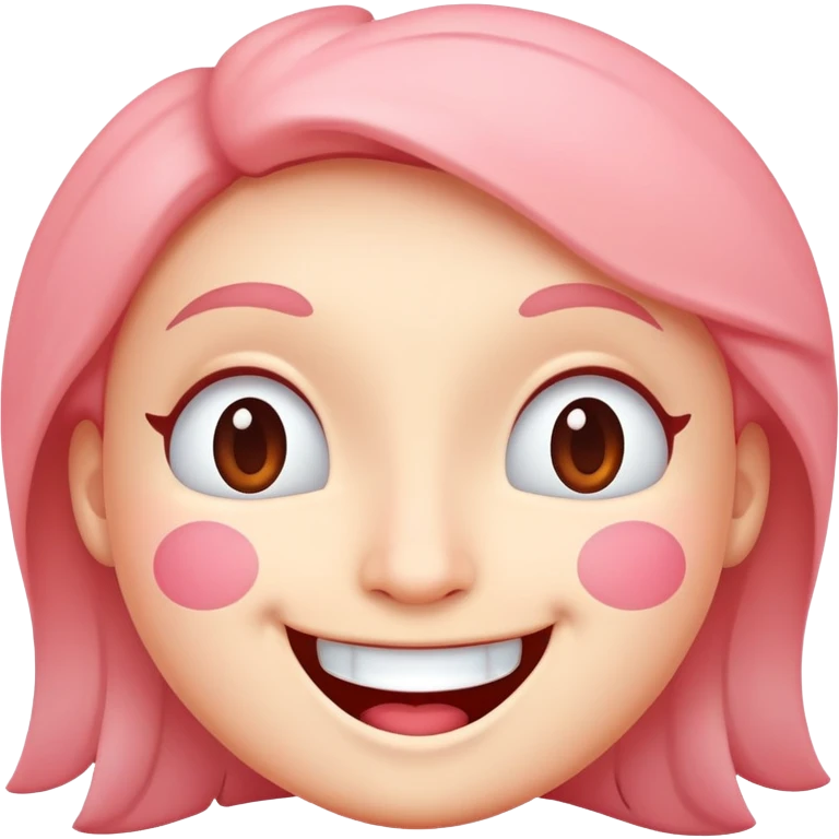 Laughing face emoji