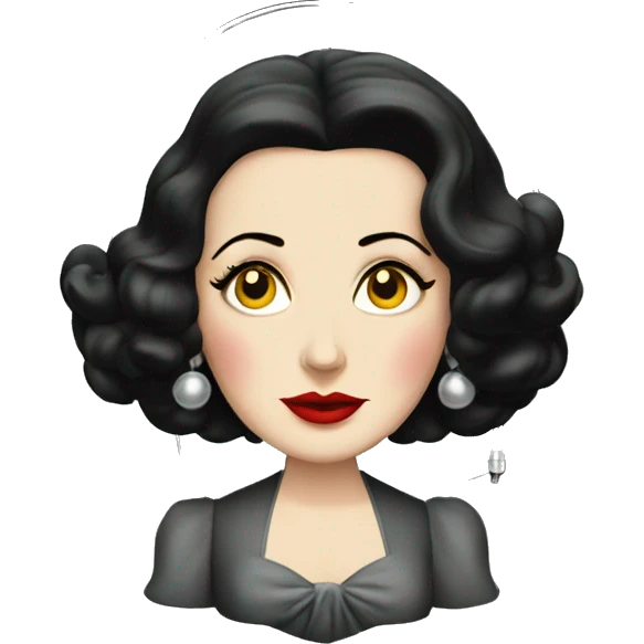 Hedy Lamarr with antenna emoji