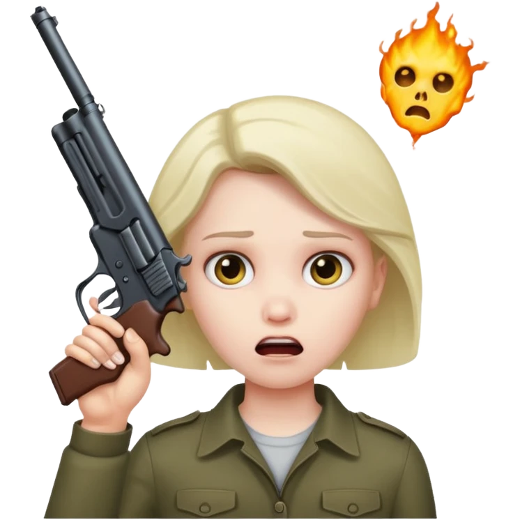 Gun to head  emoji