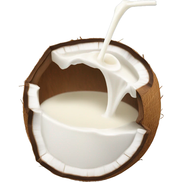 Coconut milk  emoji