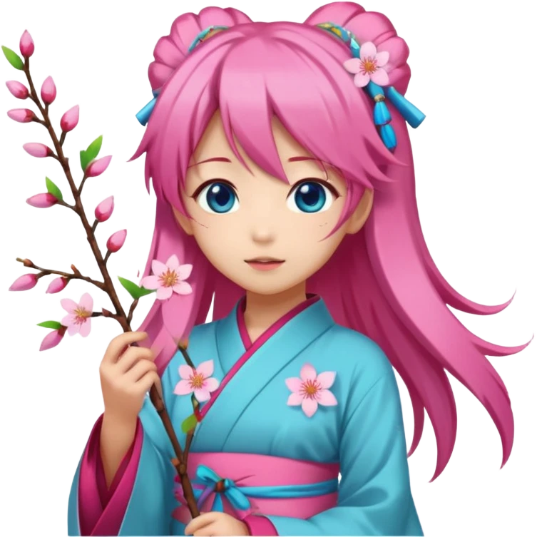 Miku Sakura hybrid  emoji