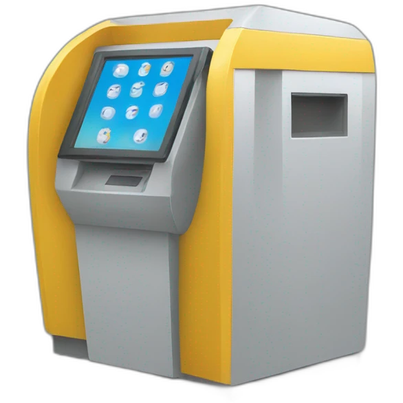 digital kiosk  emoji