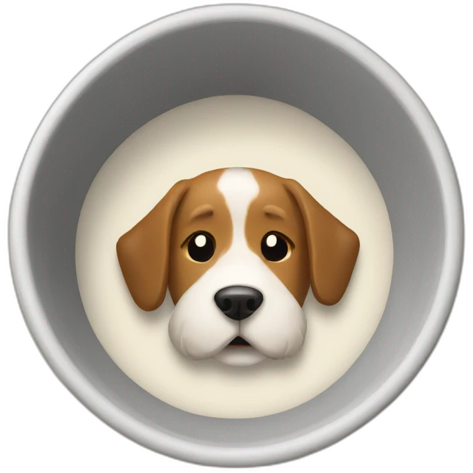 Dog bowl emoji