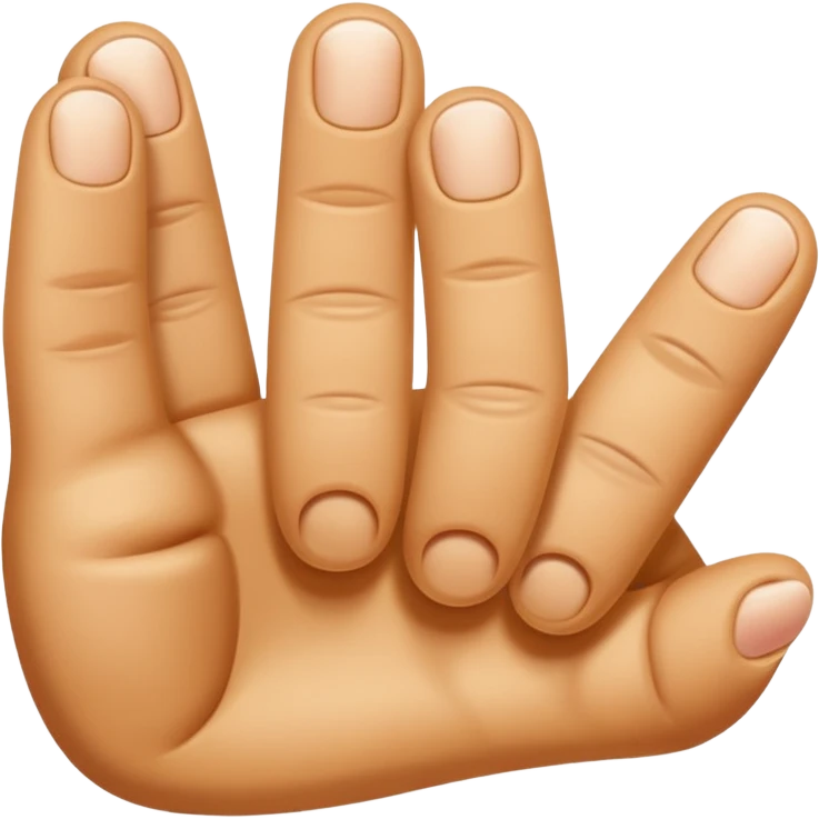 3 parmak emoji