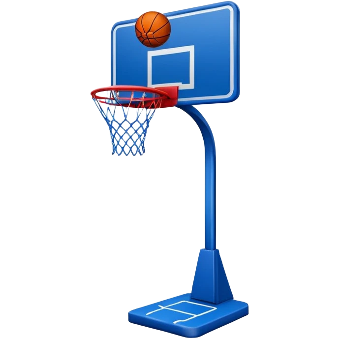 basketball stand (#00A3E0) and red (#F9423A) emoji