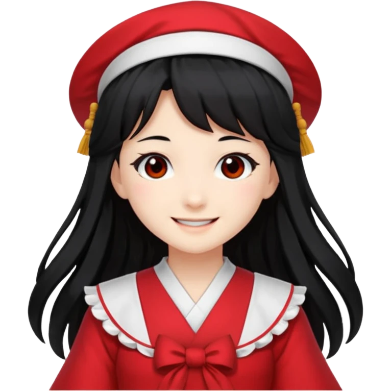 reimu hakurei from touhou project 07 emoji