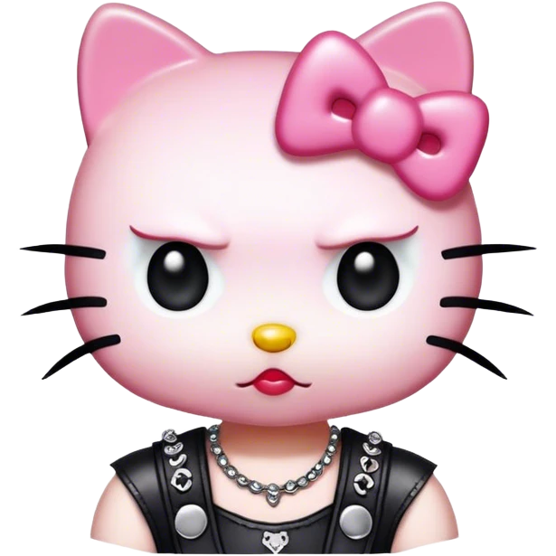 punk hello kitty emoji