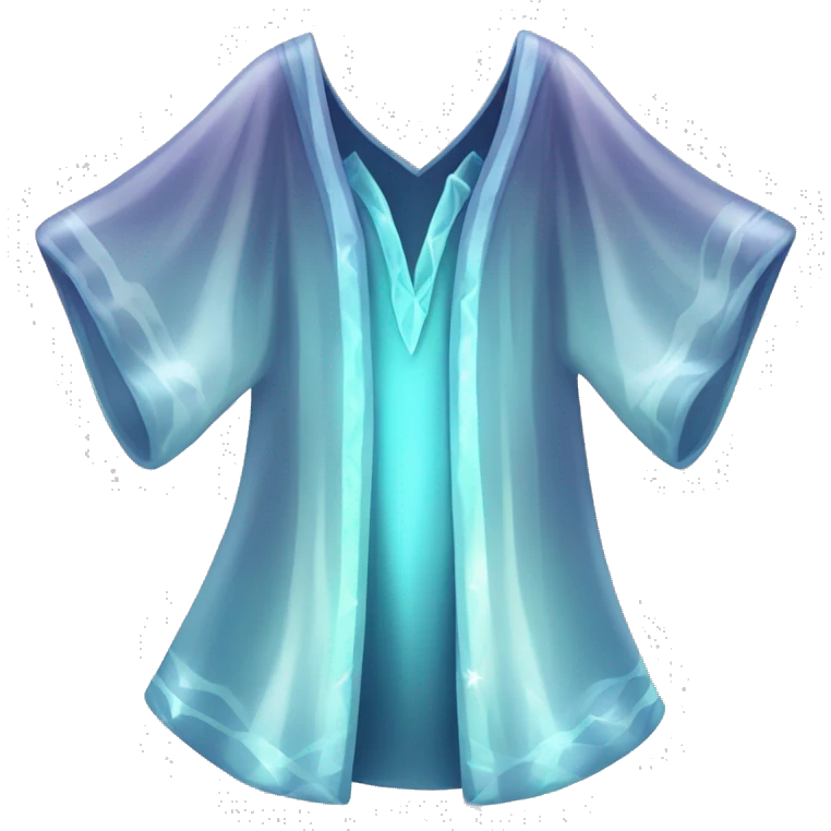 empty crystal magical robes emoji
