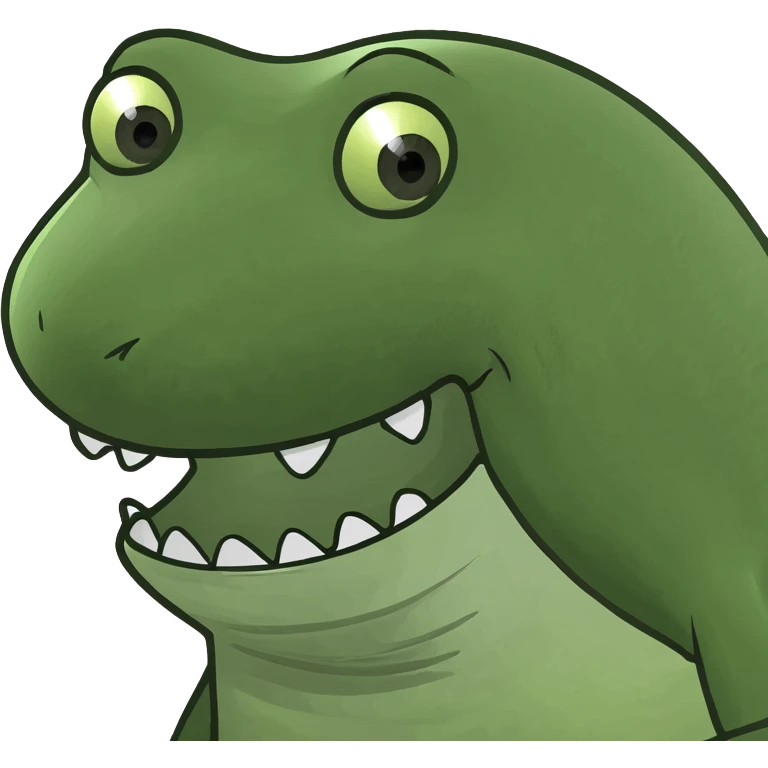 Shark smile emoji