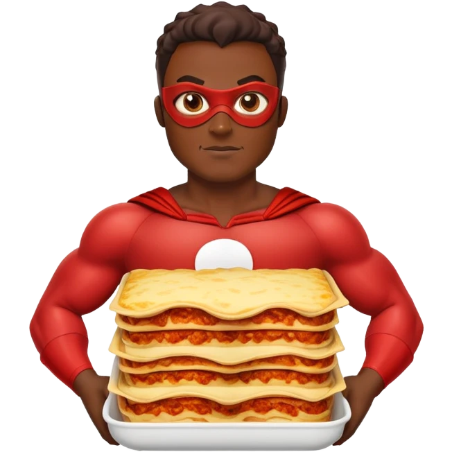 Nigerian man lasanga superhero emoji
