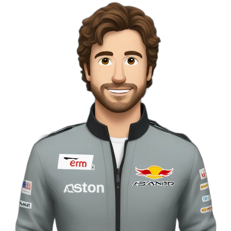 alonso en aston martin emoji