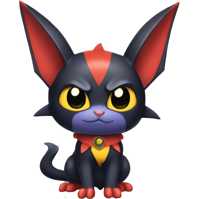 Cool Cute Edgy Chibi Noibat-Litten-Pokémon-Fakémon-hybrid emoji