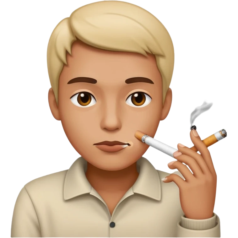 Bush and cigarette emoji